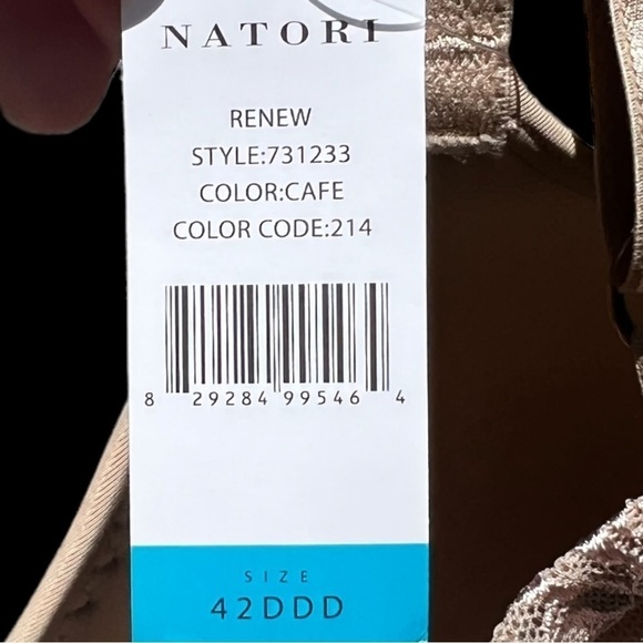 🌻NEW (w/tags) NATORI Beige Renew Full-Fit Contour Underwire Bra Size 42DDD - Picture 9 of 10